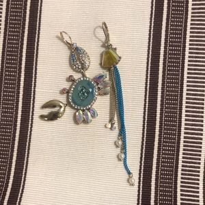Betsy Johnson Crab Earrings